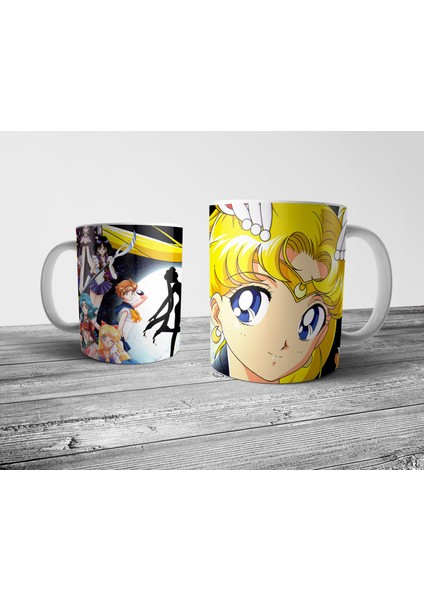 Sailor Moon Ay Savaşçısı Kupa Bardak Model 3