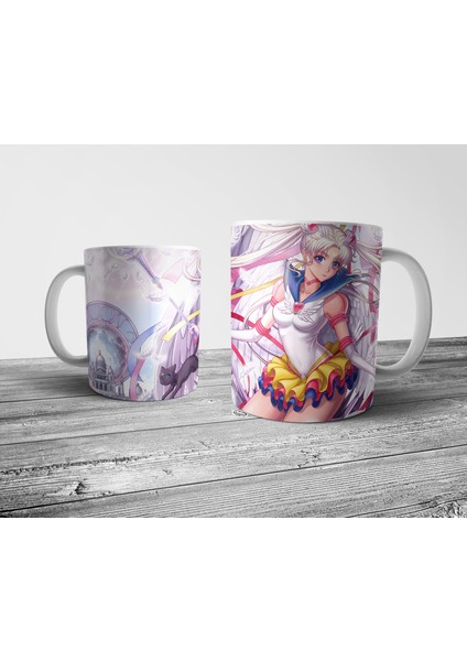 Sailor Moon Ay Savaşçısı Kupa Bardak Model 4