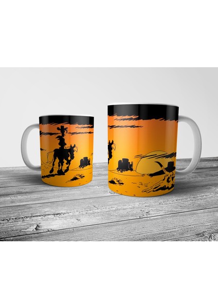 Lucky Luke Red Kit Kupa Bardak Model 1 fiyatları