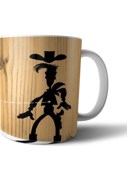 Lucky Luke Red Kit Kupa Bardak Model 3