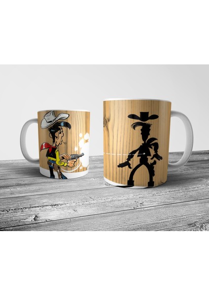 Lucky Luke Red Kit Kupa Bardak Model 3 fiyatları