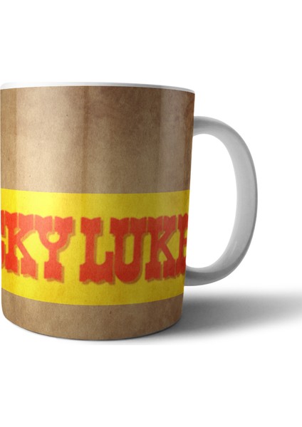 Lucky Luke Red Kit Kupa Bardak Model 4