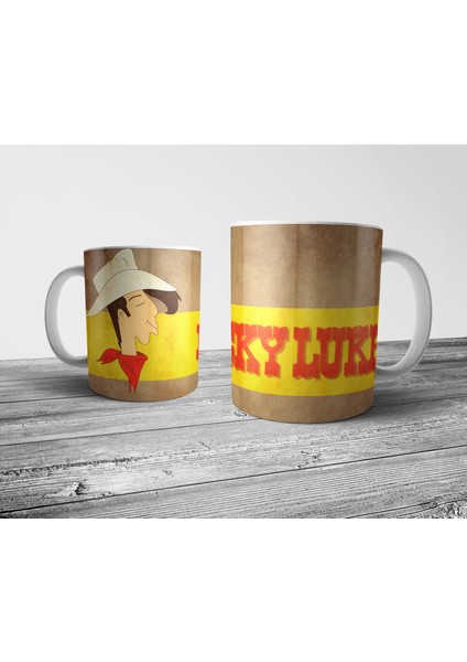 Lucky Luke Red Kit Kupa Bardak Model 4 fiyatları