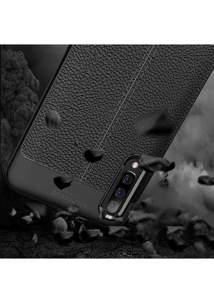 Samsung Galaxy A70 Kılıf Deri Görünümlü Renk Atmayan Dayanaklı Silikon Kapak (Niss) indirimleri