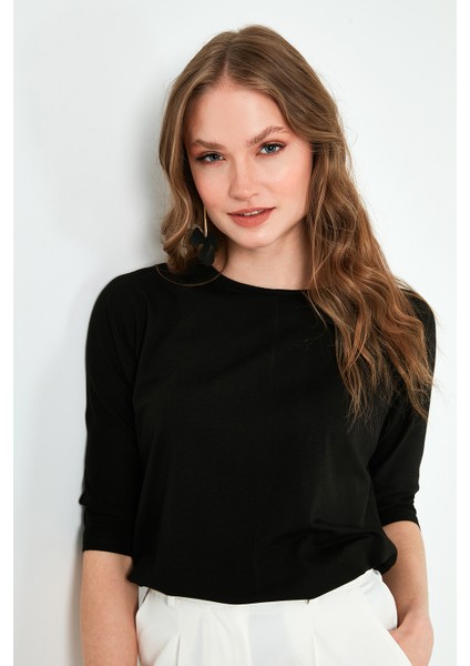 Bisiklet Yaka Truvakar Kol Bluz Kadın Bluz 5861416Y modelleri