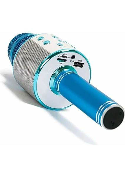  Tatu Handheld Ktv Karaoke Mikrofon Blue WS-858