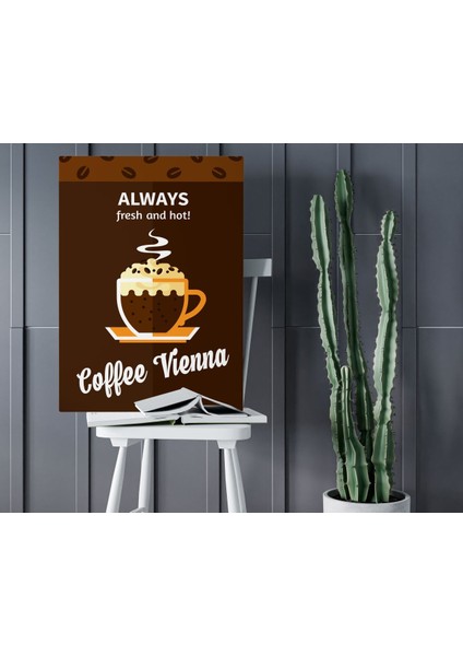 Gift Coffee Tasarımlı Kanvas Tablo 50x70cm-10