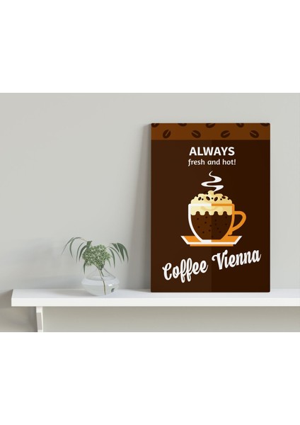 Bk Gift Coffee Tasarımlı Kanvas Tablo 30x50cm-10