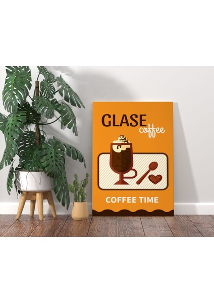 Bk Gift Coffee Tasarımlı Kanvas Tablo 70x100cm-9