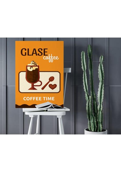 Bk Gift Coffee Tasarımlı Kanvas Tablo 50x70cm-9