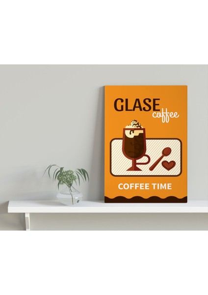 Home Coffee Tasarımlı Kanvas Tablo 30x50cm-9