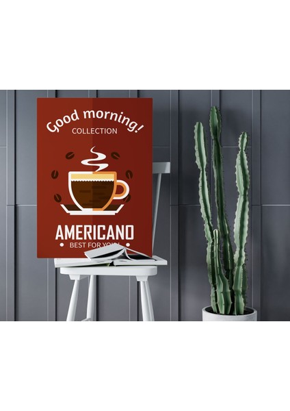 Gift Coffee Tasarımlı Kanvas Tablo 50x70cm-8