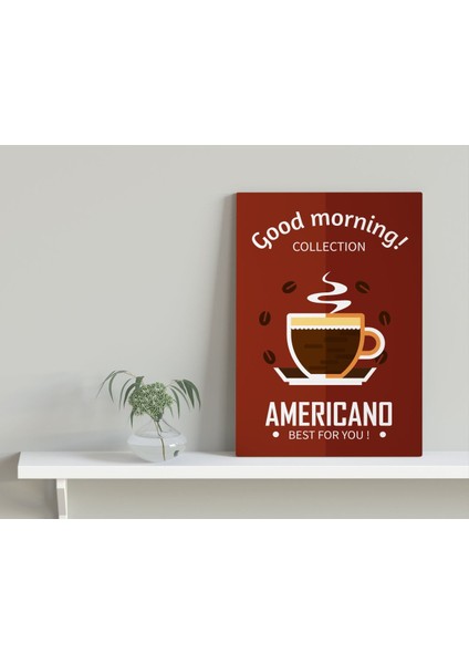 Bk Gift Coffee Tasarımlı Kanvas Tablo 30x50cm-8