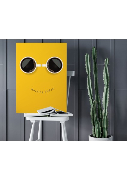 Bk Gift Coffee Tasarımlı Kanvas Tablo 50x70cm-6