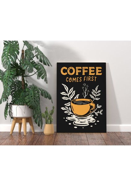 Bk Gift Coffee Tasarımlı Kanvas Tablo 70x100cm-4