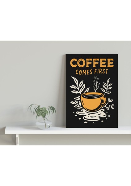 Bk Gift Coffee Tasarımlı Kanvas Tablo 30x50cm-4
