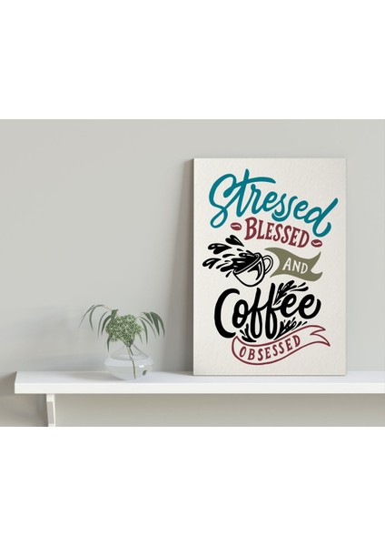 Bk Gift Coffee Tasarımlı Kanvas Tablo 30x50cm-3