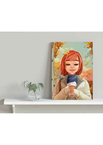 Bk Gift Coffee Tasarımlı Kanvas Tablo 30x50cm-1