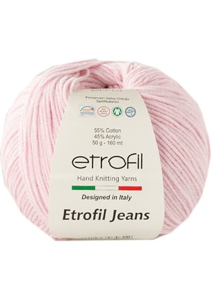 Jeans Amigurumi Ipi Punch Ipi 50 Gr. 033 Açık Pembe