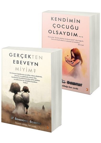 2 Kitap Set - Kendimin Çocuğu Olsaydım... & Gerçekten Ebeveyn Miyim? Behavioral Scientist