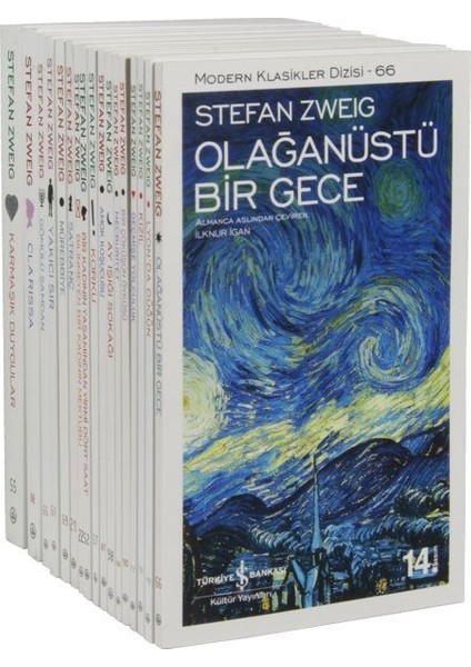 Karmaşık Duygular - Geçmişe Yolculuk - Ay Işığı Sokağı - Stefan Zweig - 24 Kitap Set