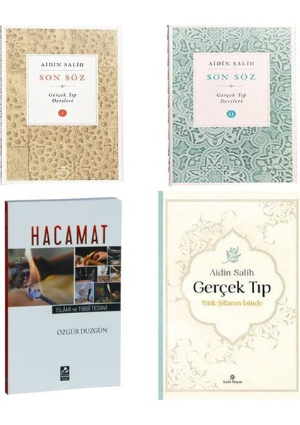 Aidin Salih Gerçek Tıp Son Söz Kitapları ve Hacaamat 4 Kitap Set