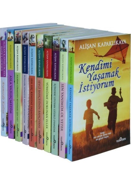 Yüreğime Dokunan Eller - Aramızda Kalsın - Alişan Kapaklıkaya - 10 Kitap Set