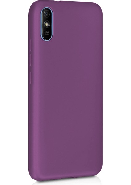 Xiaomi Redmi 9A Silikon Kılıf Mor