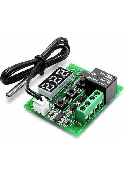 Sanec 12V Dijital LED Göstergeli Termostat KARTI-W1209