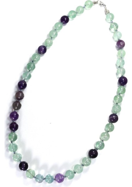 Florit Doğal Taş Kolye * Düğümlü Tasarım fiyatları