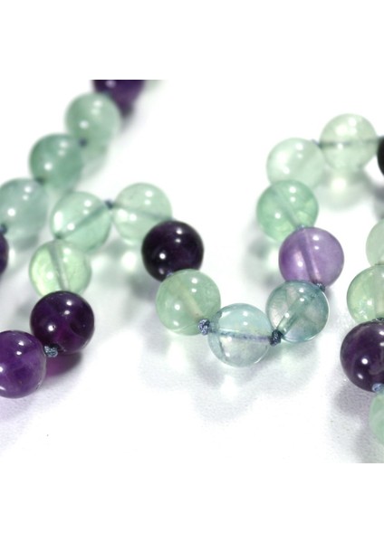 Florit Doğal Taş Kolye * Düğümlü Tasarım modelleri