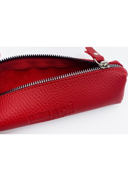 408 Bordo Deri Kalemlik 21 x 6
