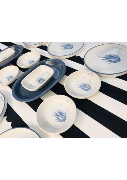 6 Kişilik 14 Parça Blue Magic Kaktüs Kahvaltı Takımı fırsatları