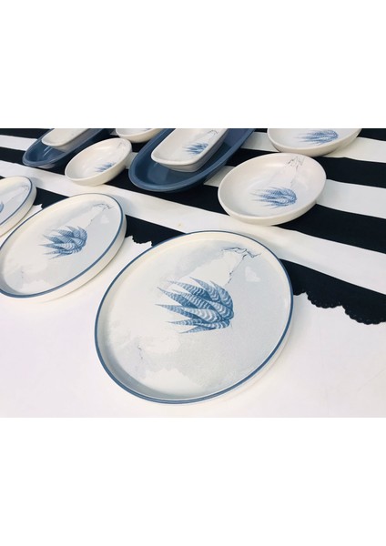 6 Kişilik 14 Parça Blue Magic Kaktüs Kahvaltı Takımı indirimleri