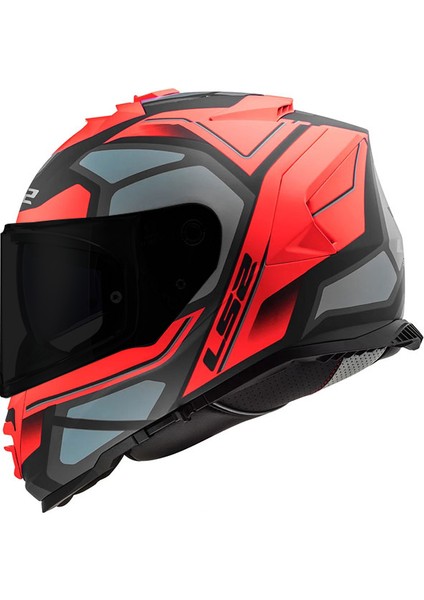 Storm Faster Mat Kırmızı-Tıtanıum Kask Siyah Cam modelleri