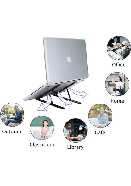 F1 Laptop Tablet Telefon Kitap Okuma Standı Çok Amaçlı Stand Katlanabilir 10-15.6'' Uyumlu Dizüstü Bilgisayar fiyatları