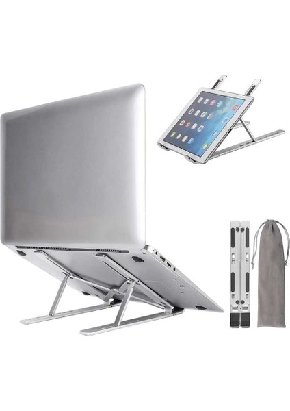 F1 Laptop Tablet Telefon Kitap Okuma Standı Çok Amaçlı Stand Katlanabilir 10-15.6'' Uyumlu Dizüstü Bilgisayar indirimleri
