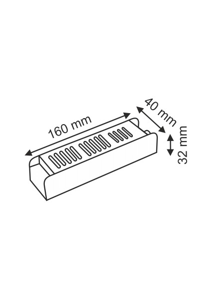 60W 5A Ince Metal Kasa Adaptör