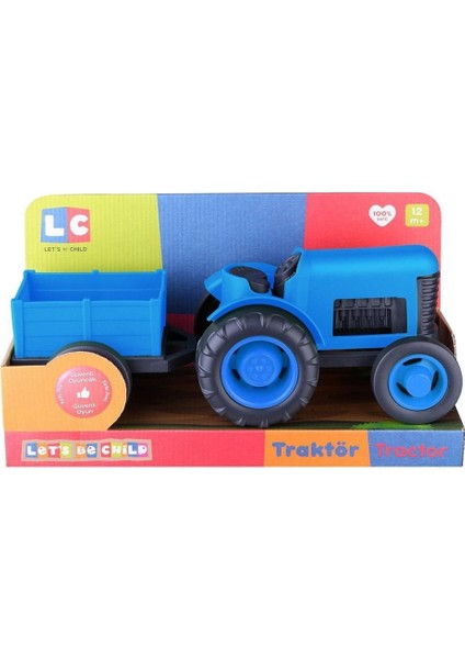- Römorklu Sürtmeli Plastik Traktör LC-30878