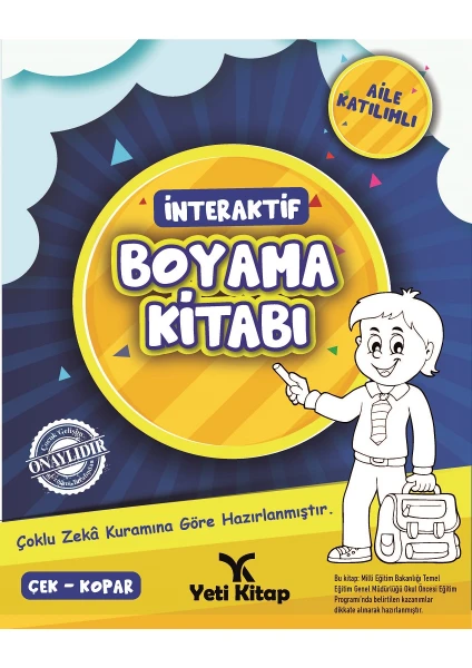 Yeti Kitap Interaktif Boyama  Kitabı 1