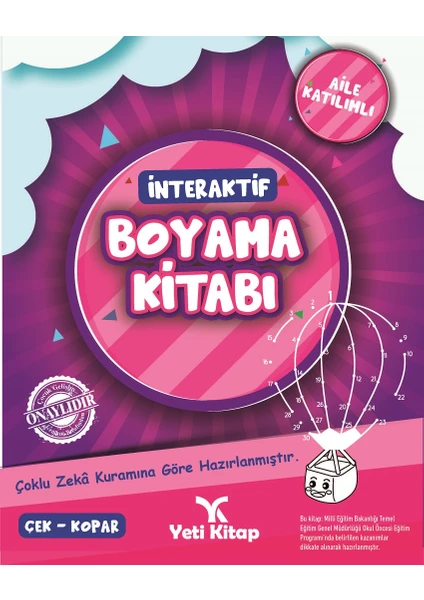 Yeti Kitap Interaktif Boyama  Kitabı 2