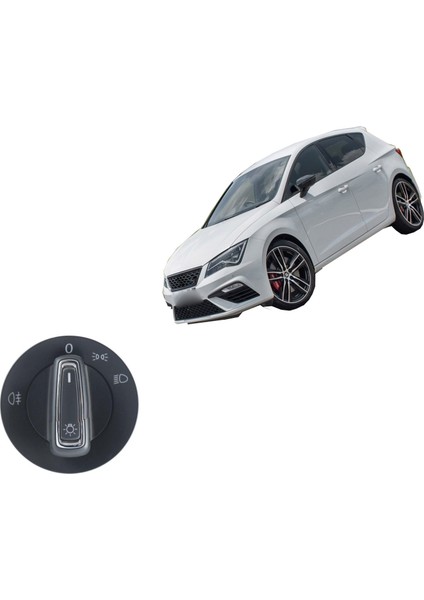 Seat Leon - Ibiza Far Anahtar Düğmesi Arka Sisli 2015--2019 Garantili Oem Üründür