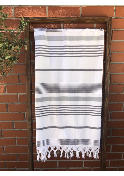 Gri Alaçatı Peştamal 95*170 cm