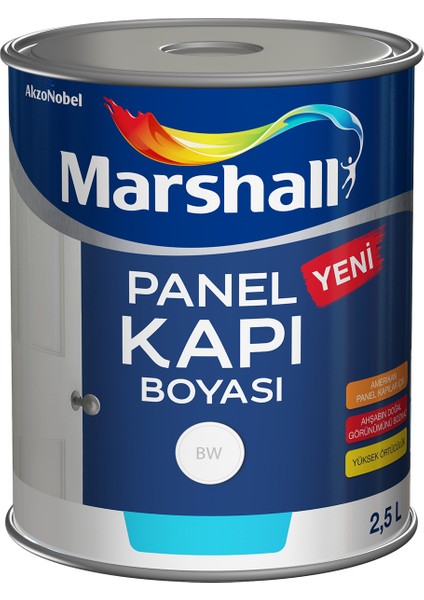 Panel Kapı Boyası 2,5 Lt Beyaz