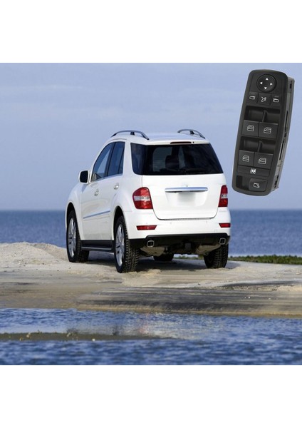 Mercedes W164 Ml Serisi Sol Dörtlü Cam Düğmesi 2006--2011 Katlanı