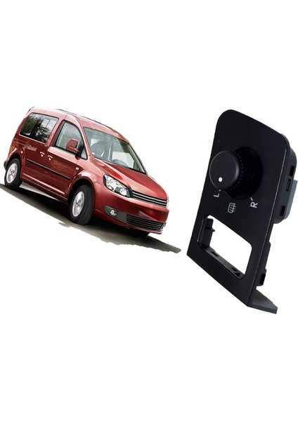 Volkswagen Caddy Dikiz Ayna Ayar Düğmesi Ve Çerçevesi 2008--2015