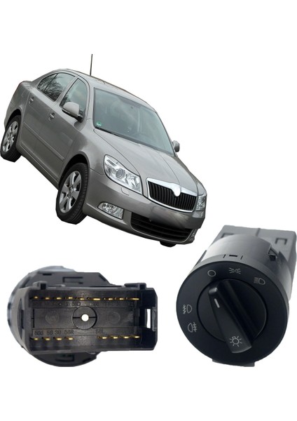 Skoda Octavia Far Anahtarı Düğmesi 1996--2010 modelleri