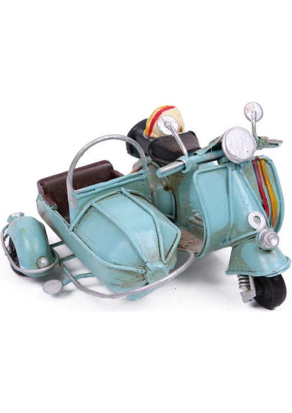 Dekoratif Metal Scooter Sepetli 1510A-8018 fiyatları