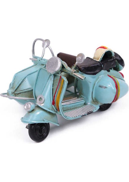 Dekoratif Metal Scooter Sepetli 1510A-8018 modelleri