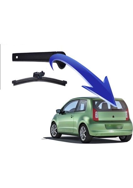 Skoda Citigo Arka Silecek Kolu Ve Süpürgesi 2012--2014
